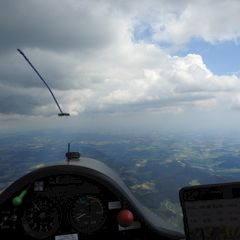 Flugwegposition um 13:30:00: Aufgenommen in der Nähe von Gemeinde Kollerschlag, Kollerschlag, Österreich in 2311 Meter
